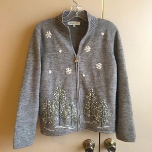 Coldwater Creek zippered cardigan